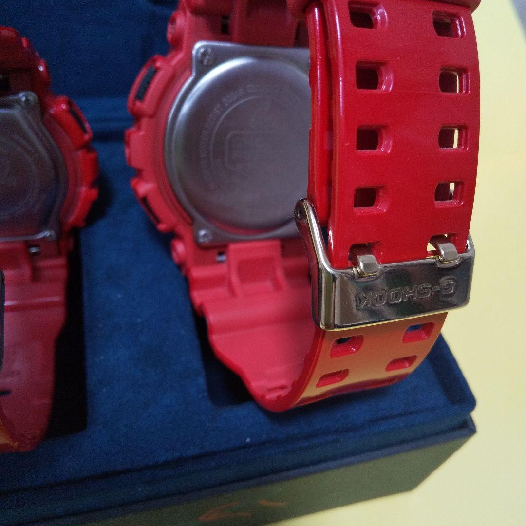 G-SHOCK ペアウォッチ 紅RED 金 希少 稼働品