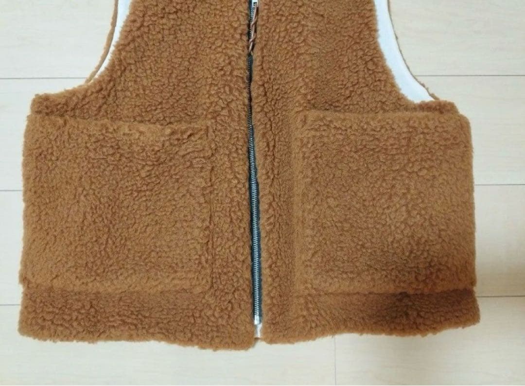 トップス camiel fortgens ZIP VEST WOOL FLEECE