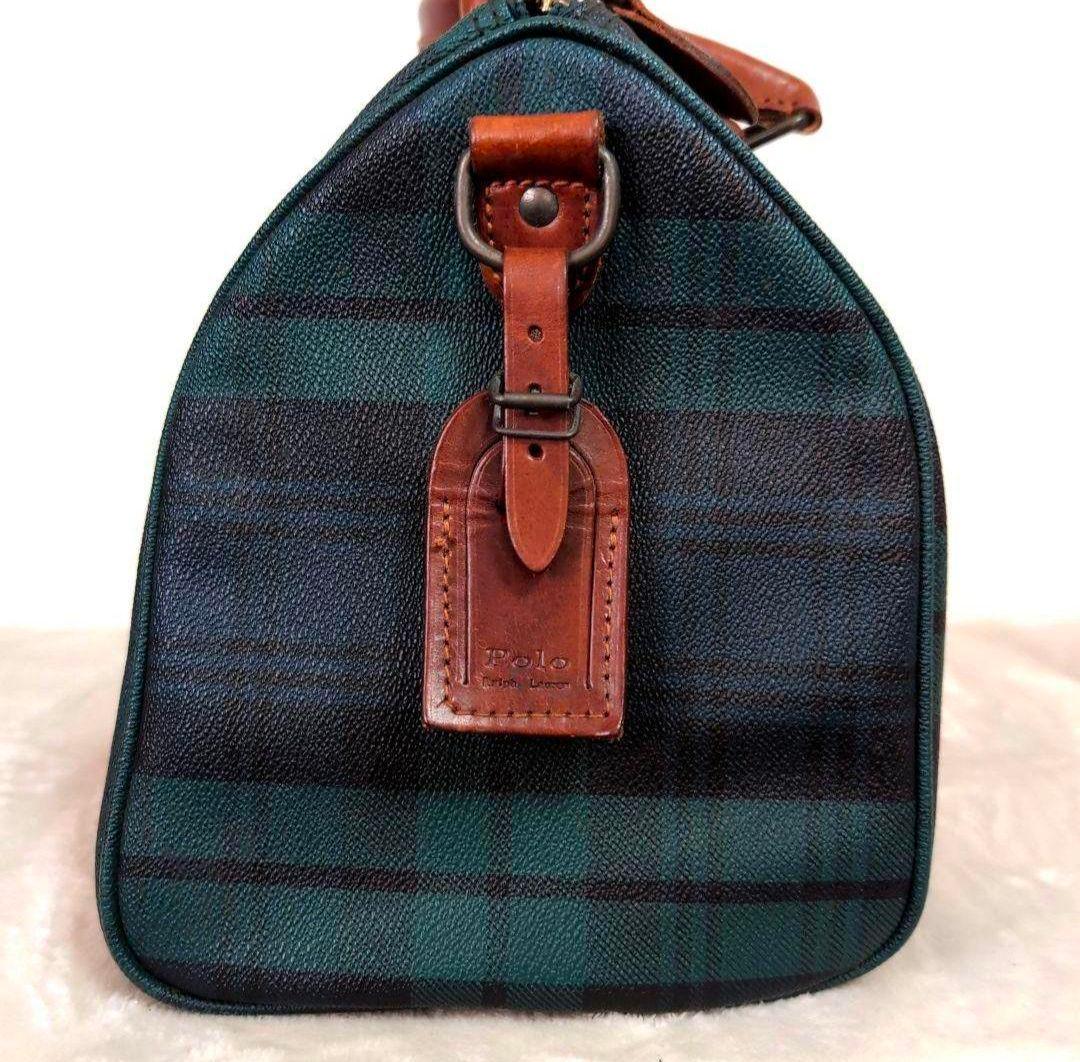 ea5 Polo Ralph Lauren チェック柄 ボストンバッグ