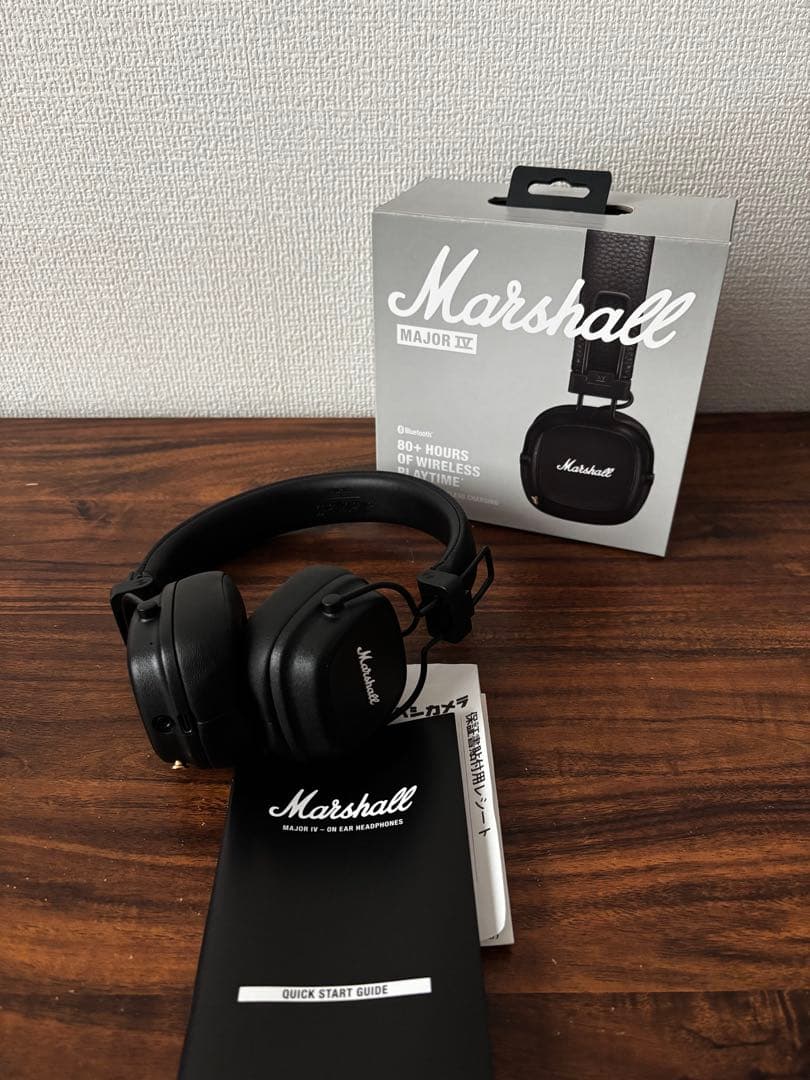 Marshall Major IV ワイヤレスヘッドホン　おまけ付