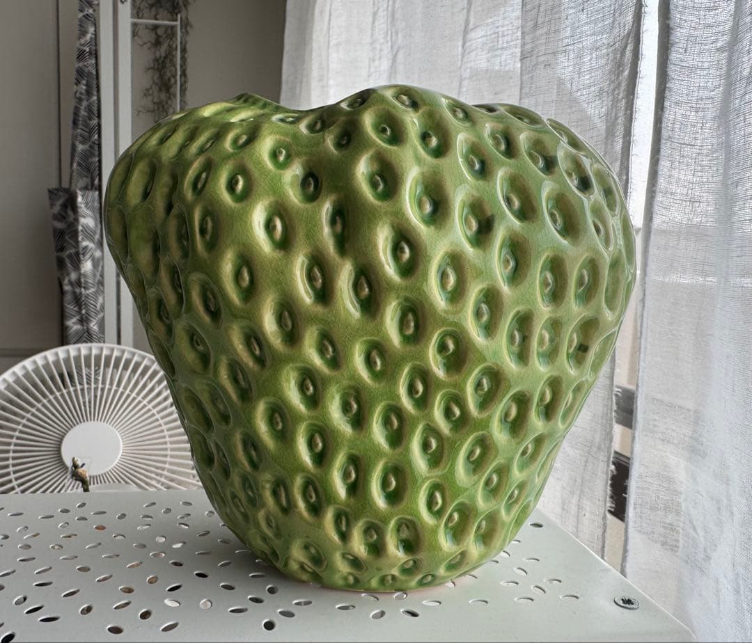 限定値下げ中‼️DESPOTSデスポッツストロベリー花瓶グリーンLフラワーベース