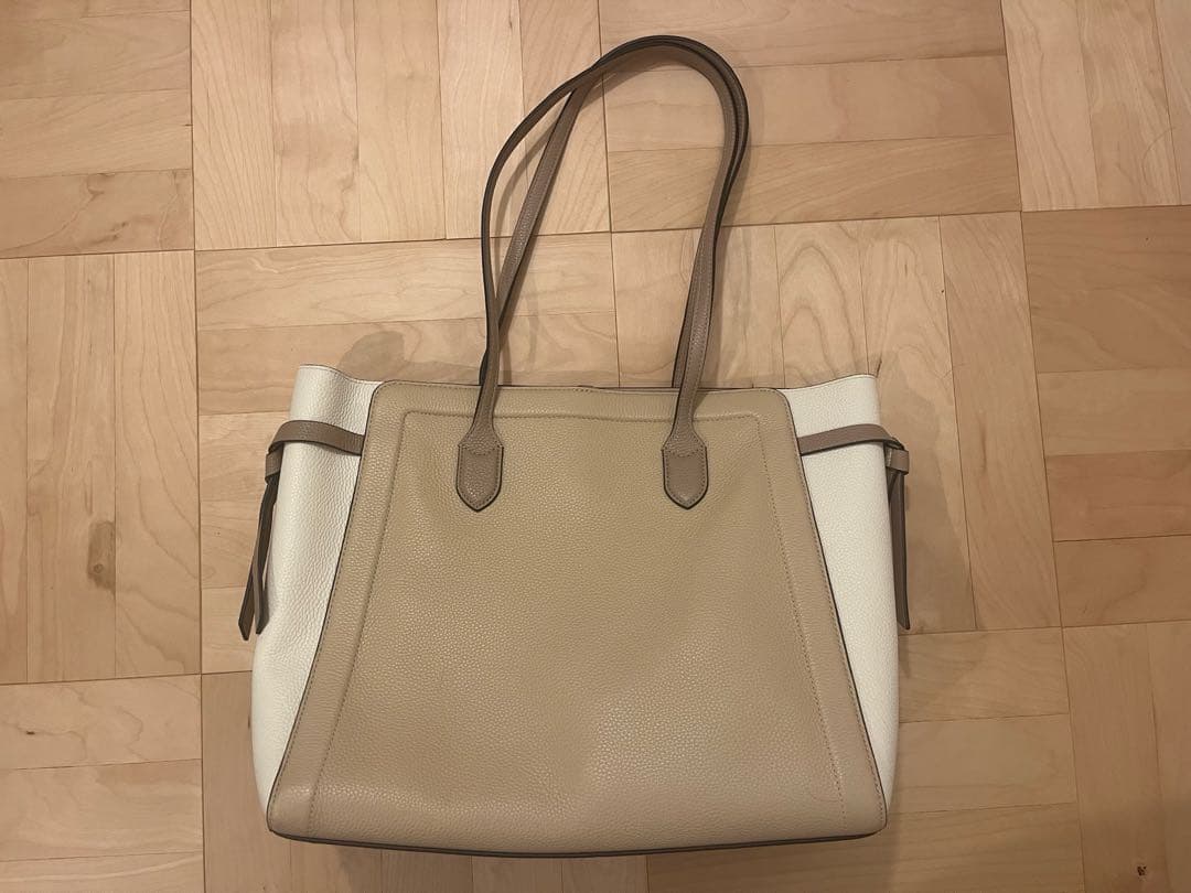 kate spade ベージュ ホワイト トートバッグ