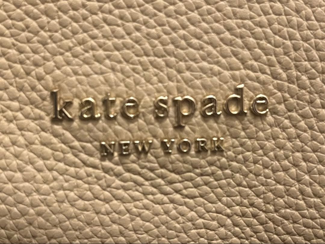 kate spade ベージュ ホワイト トートバッグ