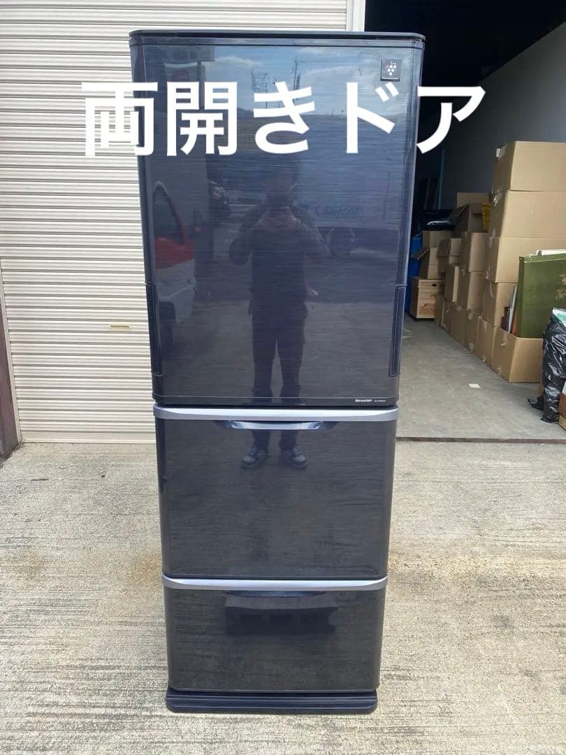 冷蔵庫 SHARP 2012年製 SJ-PW35W 3ドア 両開き/規4
