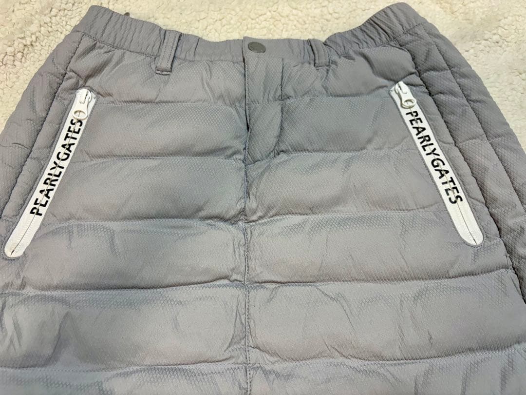 サイズ0 パーリーゲイツ 中綿 スカート グレー
