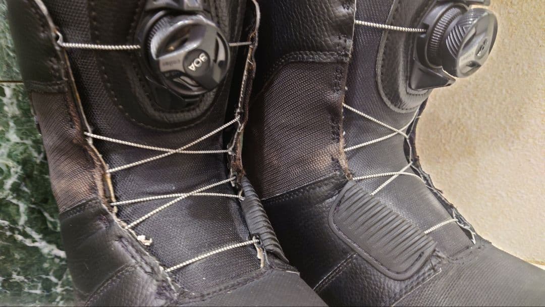 ＊BURTON スノーボードブーツ ボア ブラック/8／25　 24.5〜25