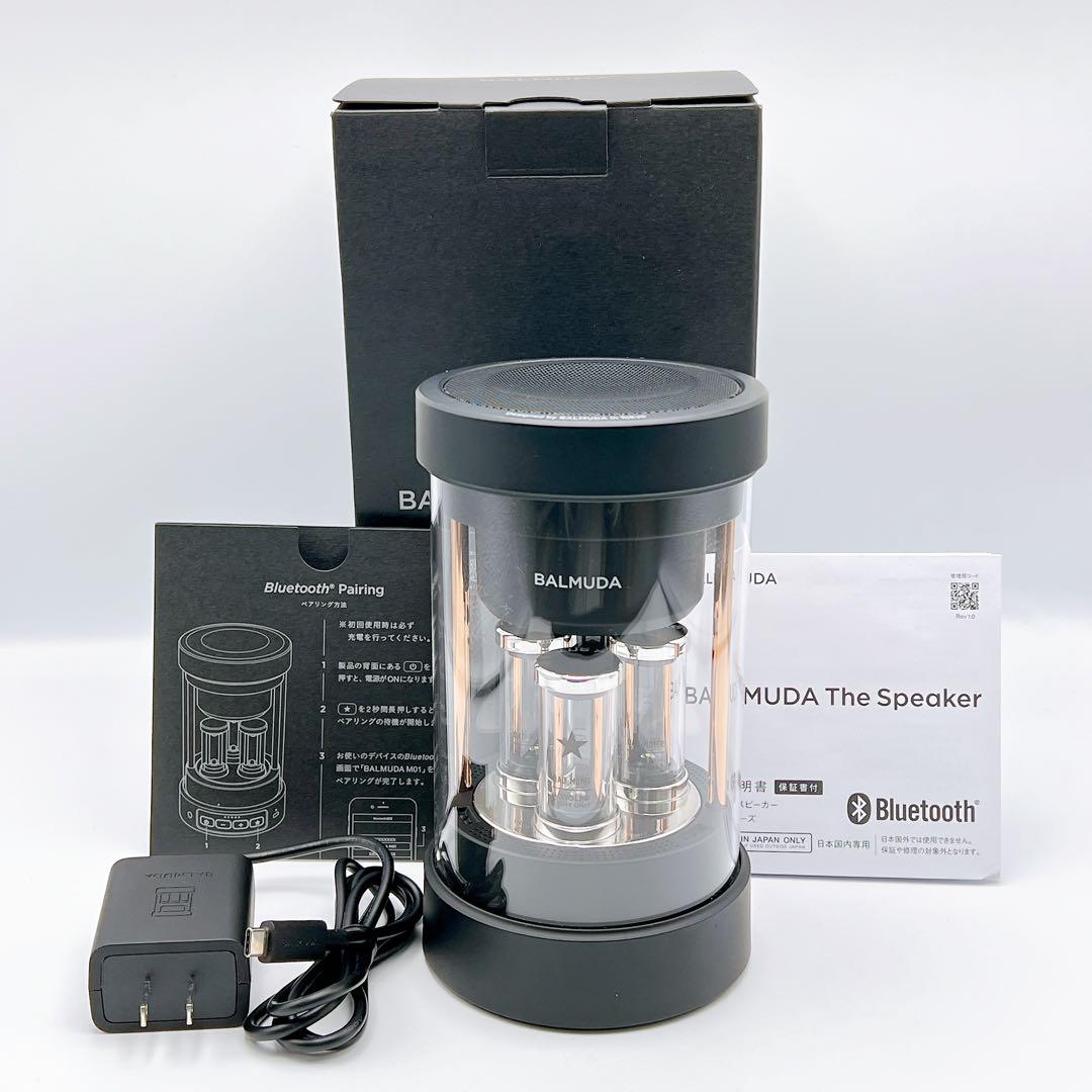 美品◆BALMUDA The Speaker ブラック M01A-BK