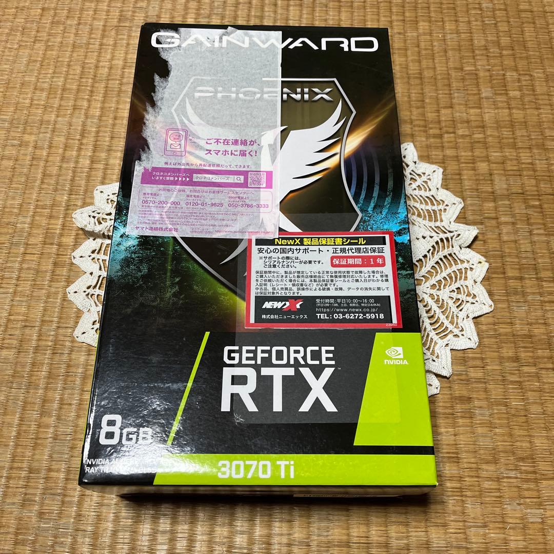 新品未使用☆GEFORCE RTX 3070 Ti