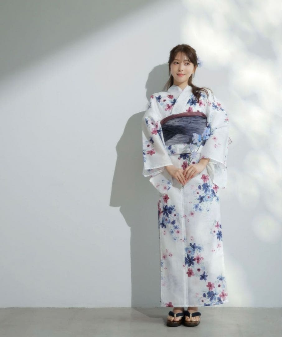 Dita 浴衣3点セット 水彩の京ならべ