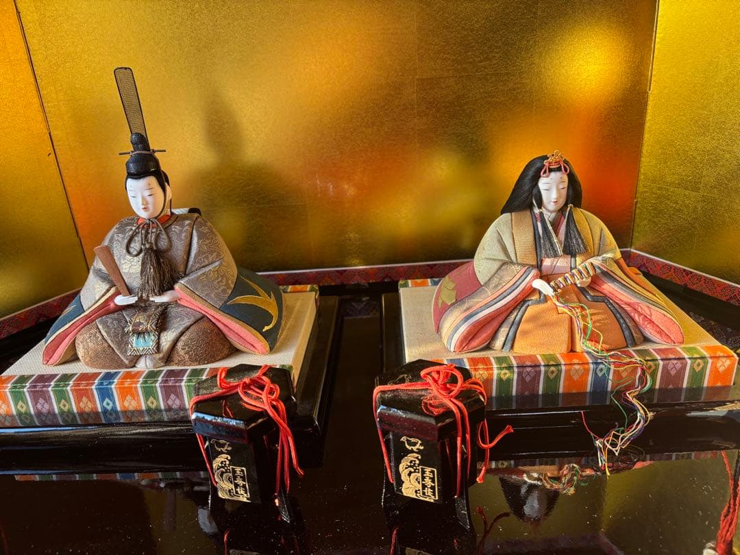 ぷ*郎様 京都上賀茂神社　木目込賀茂雛人形　お雛様　雛人形