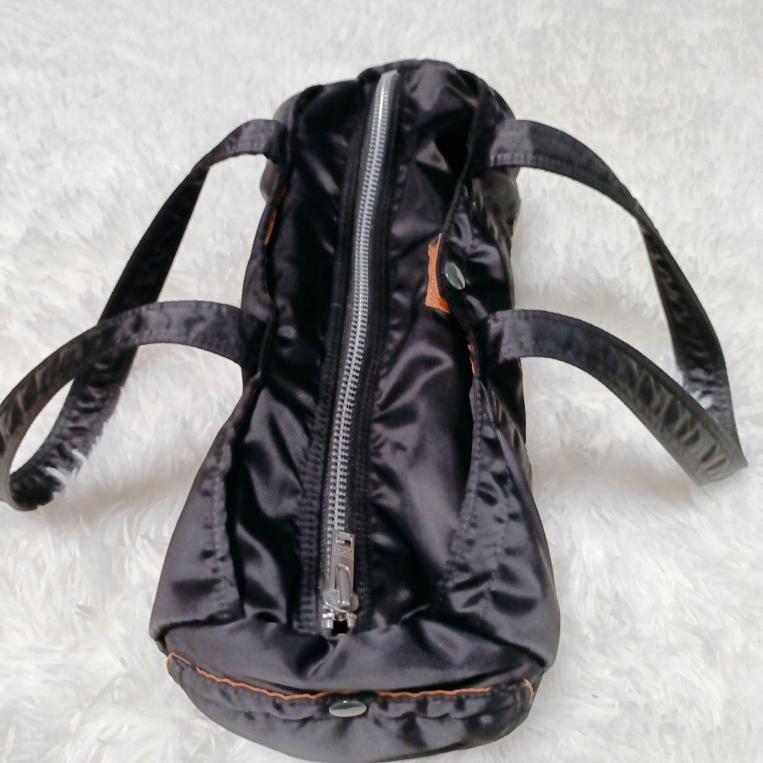 【美品】PORTER ポーター ミニボストン ドラムバッグ ブラック タンカー