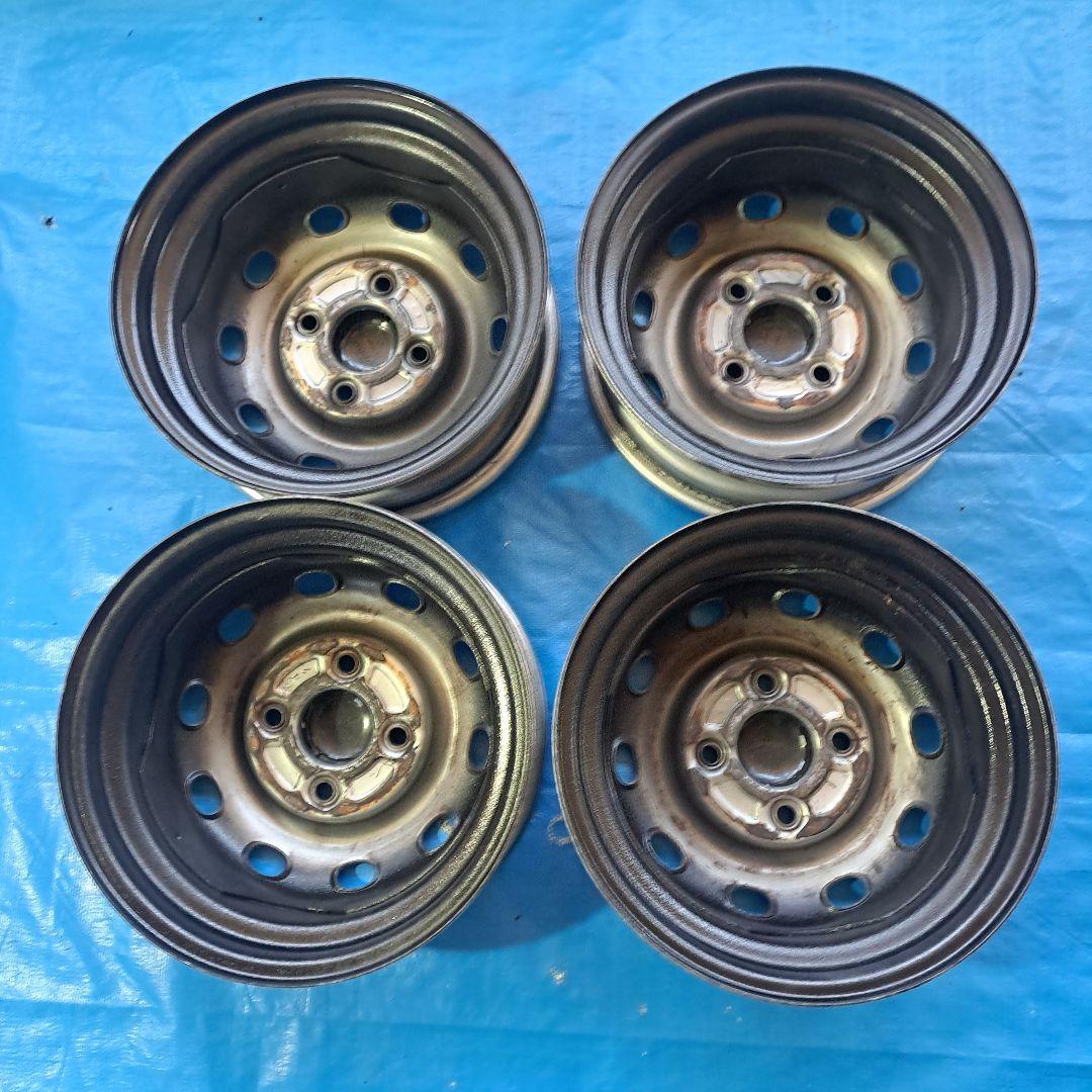 ★スバル純正★　12インチスチールホイール　サンバートラック等　軽トラ軽バンに