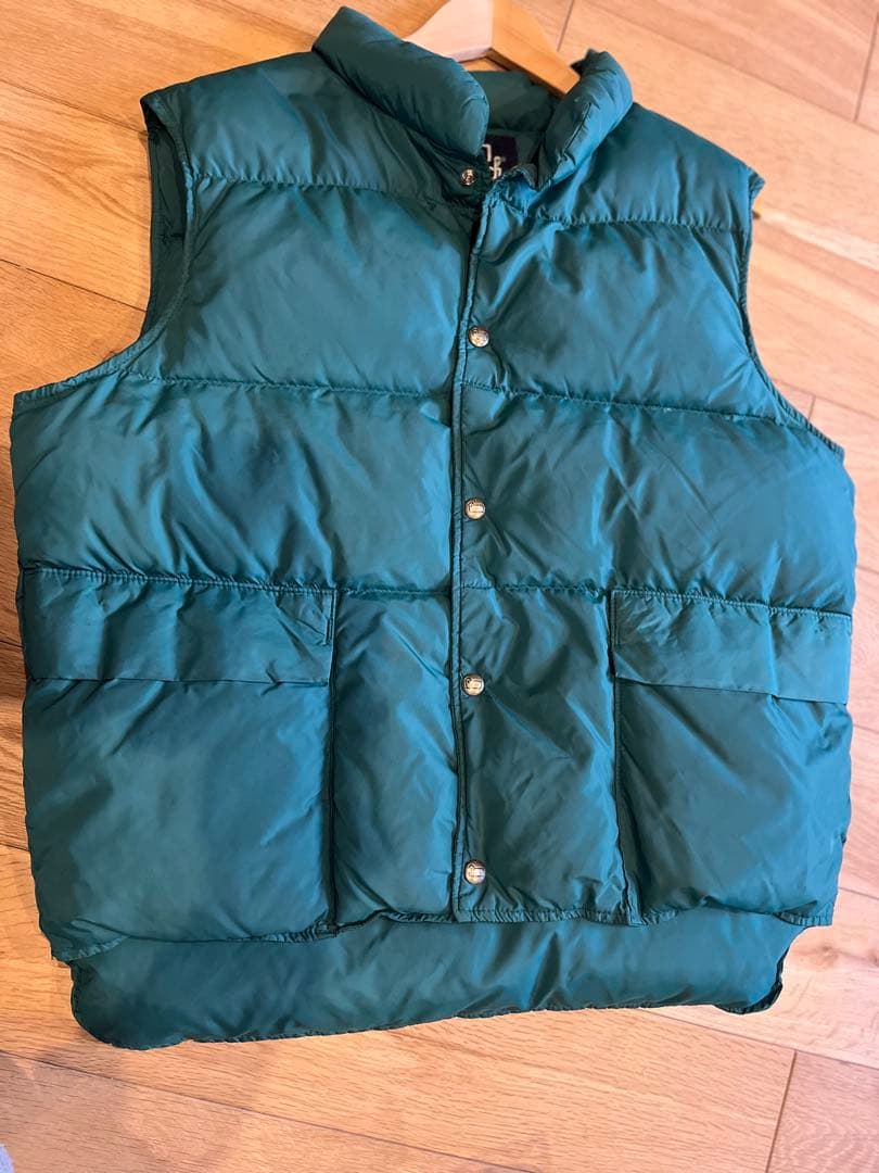 80s wool rich ウールリッチ　ダウンベスト　グリーン