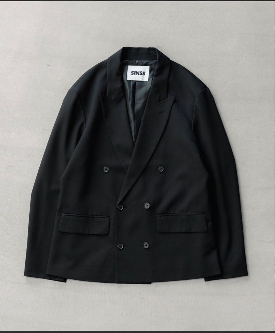 【24AWモデル】SINSS ダブルテーラードジャケット Mサイズ