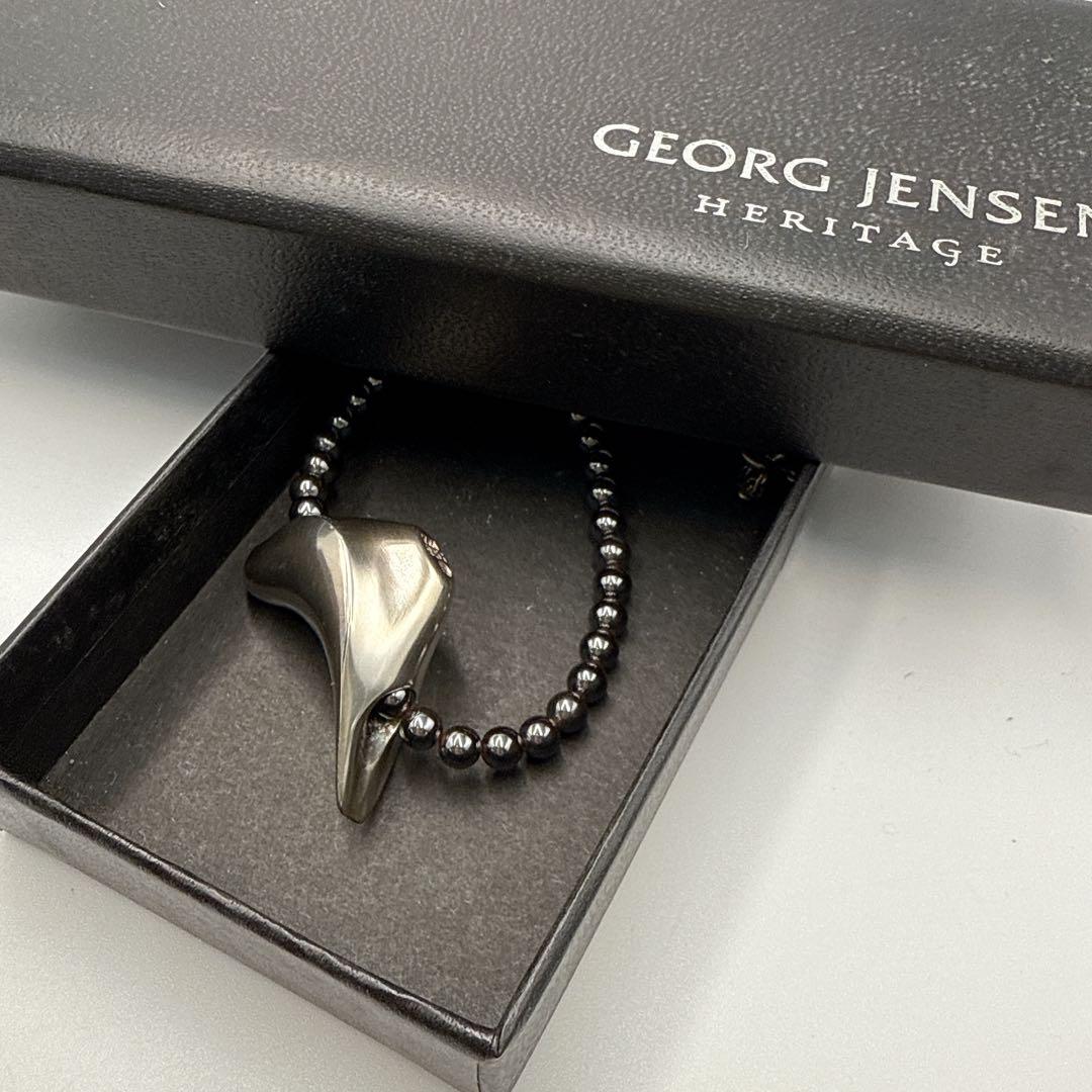 ジョージ ジェンセン   ヘマタイト ネックレス 鳥