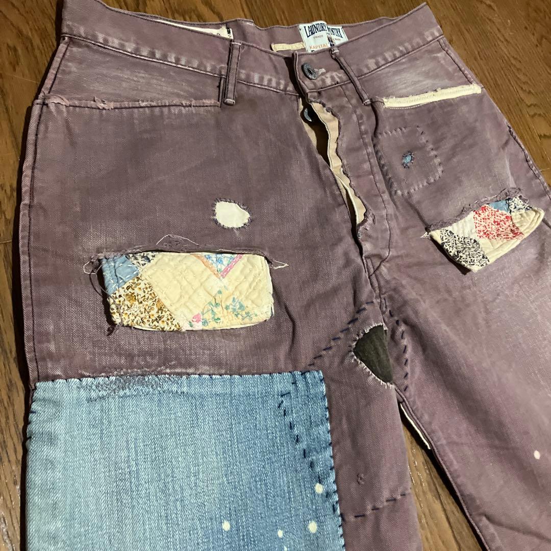 kapital kountry パッチワークショートパンツ　レディース