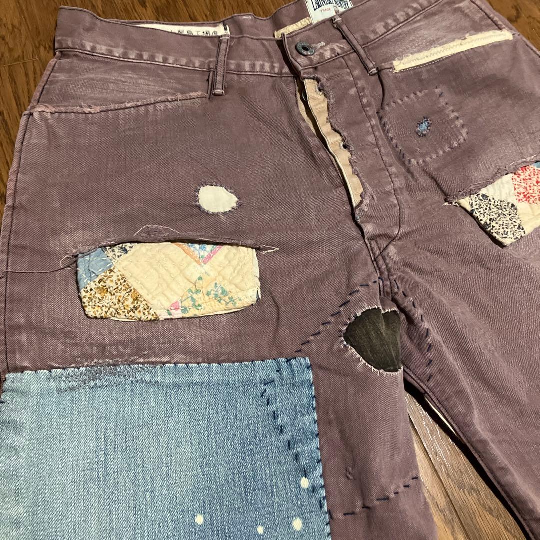 kapital kountry パッチワークショートパンツ　レディース