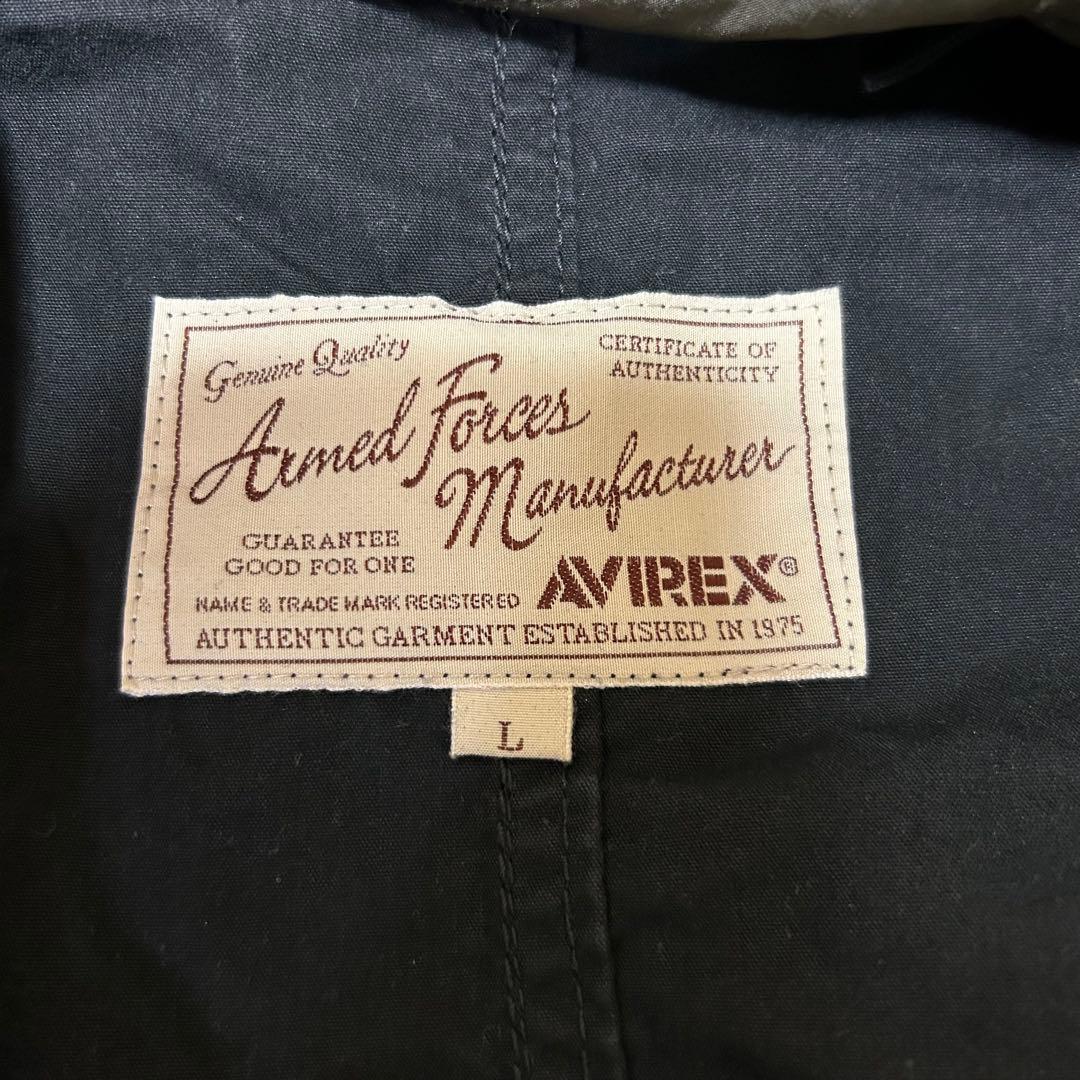 【フード、ライナー付き】AVIREX モッズコート　サイズ:L アヴィレックス