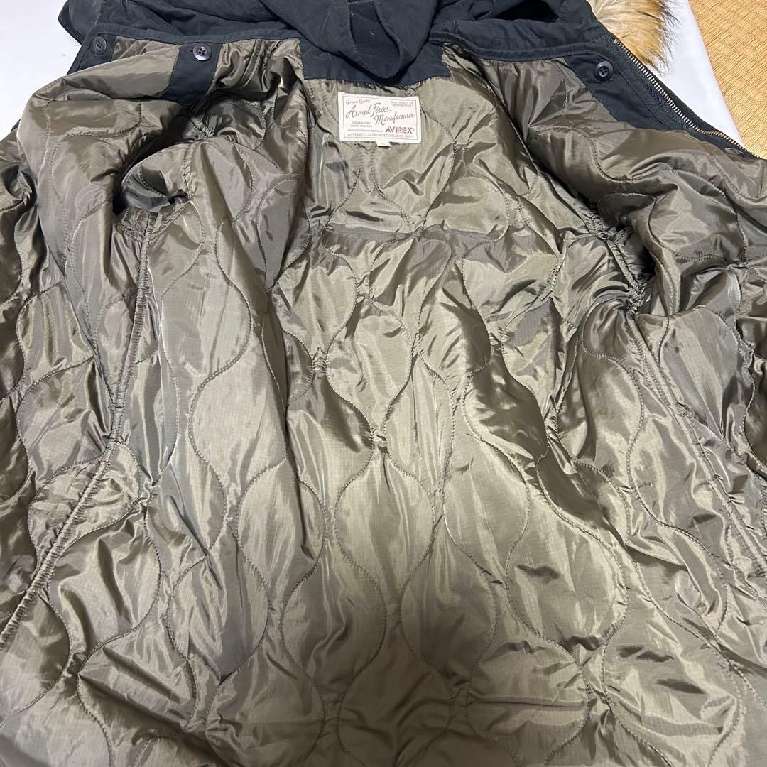 【フード、ライナー付き】AVIREX モッズコート　サイズ:L アヴィレックス