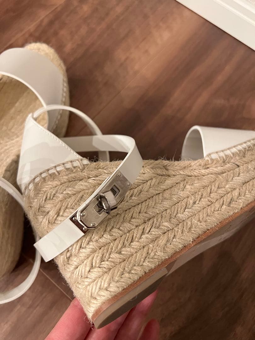 ユッピー　エルメスHERMES　エスパドリーユ　サンダル