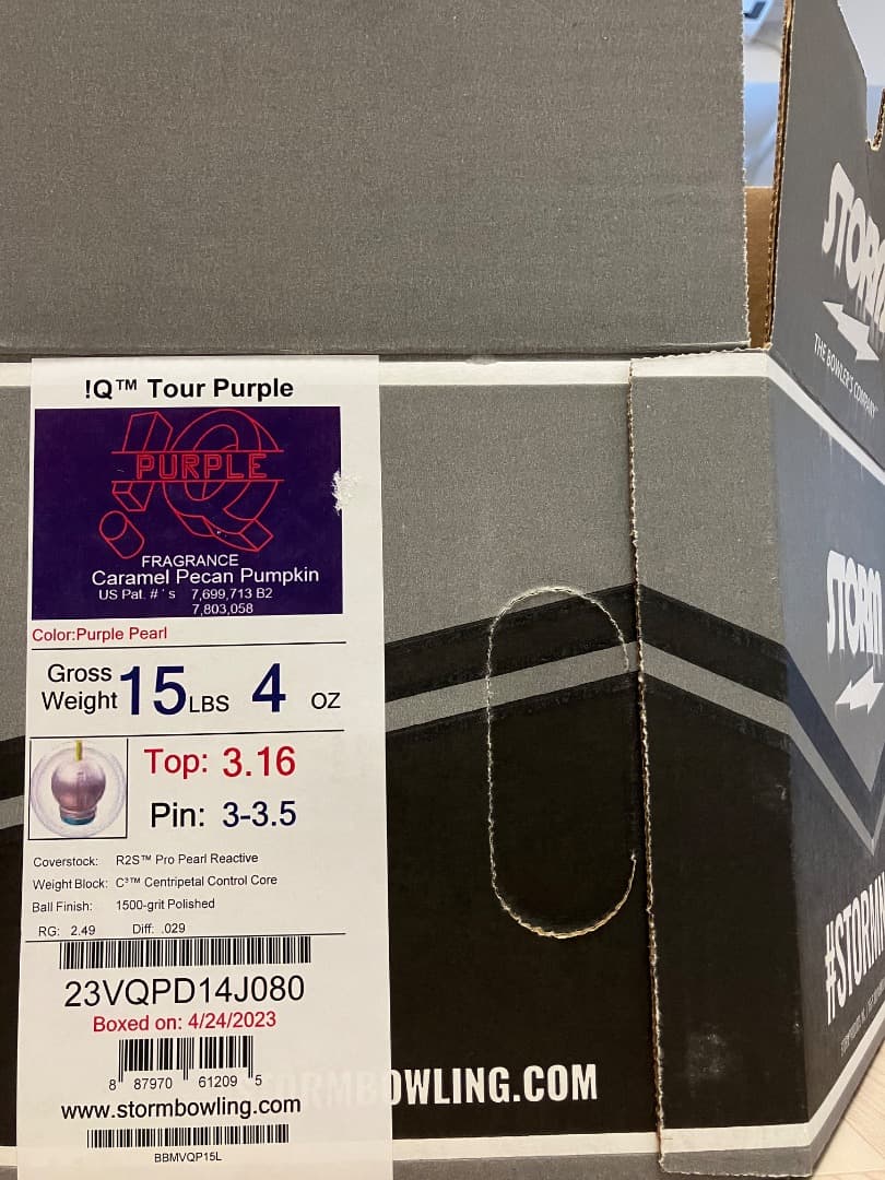 ★たか★ ストーム IQツアー・パープル 15ポンド ※プラグ済 美品