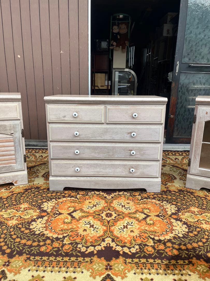 ボンヌジュルネ＊カントリー シャビー チェスト アンティーク インテリア