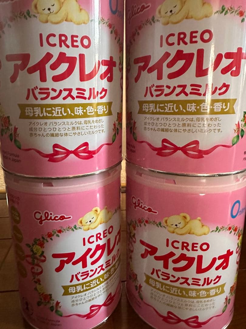 Glico ICREO バランスミルク　アイクレオ　800g 4缶