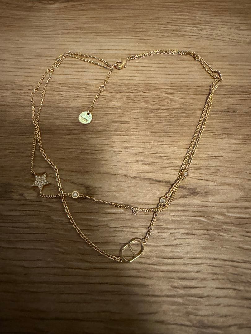 なん ₍ᐢ.ˬ.ᐢ₎Petit CD ダブル ネックレス Dior 2連