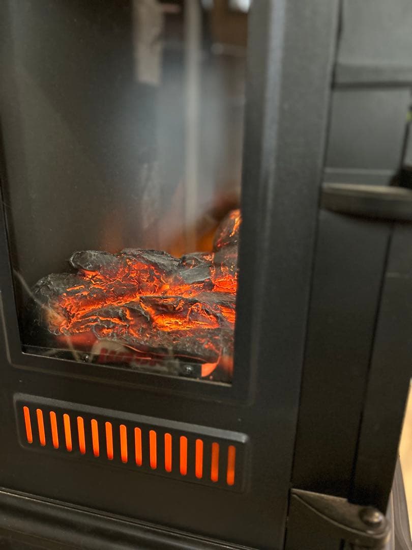 【美品】【値下げ不可】暖炉型　ワイド　ファンヒーター