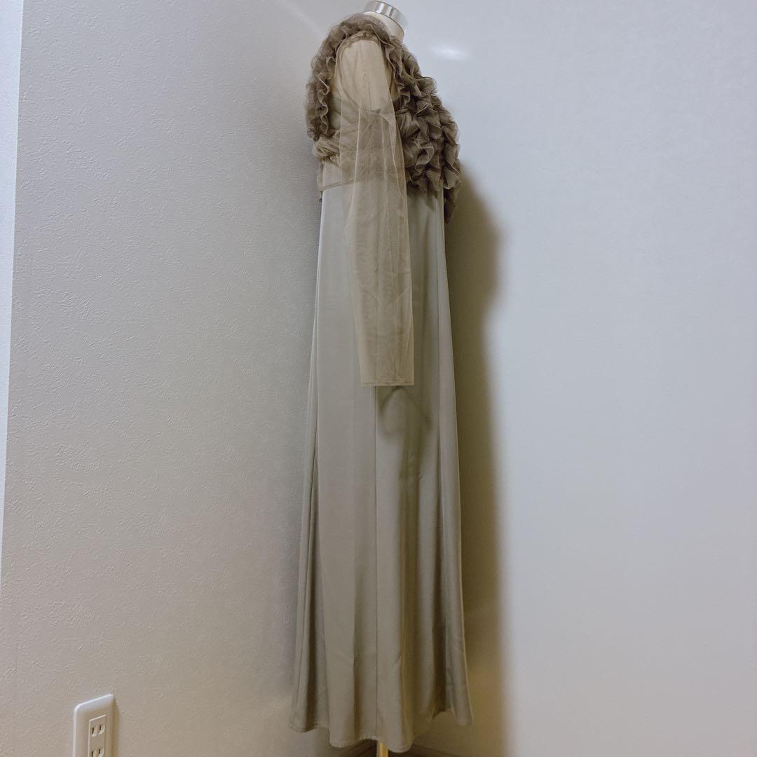 atloアトロ　カナ　ニアナ　アンドレスド　ベージュ　3点セット×フリルボレロ