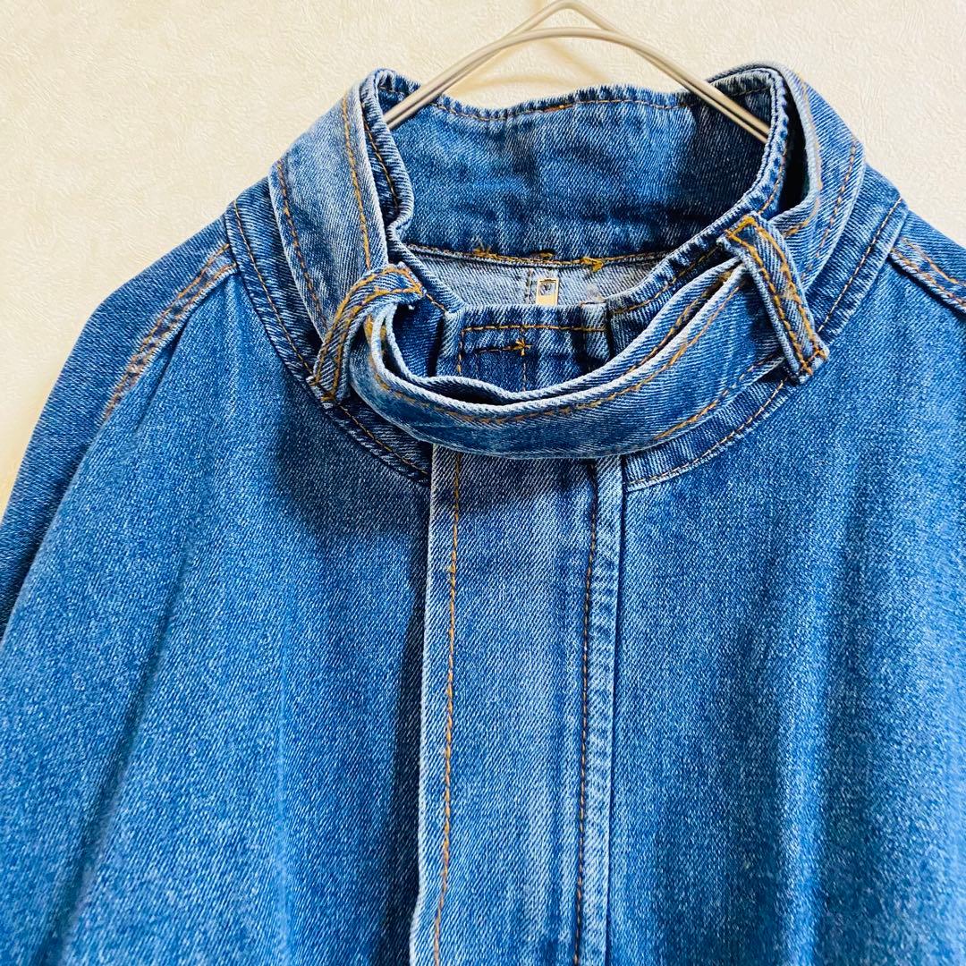 フランキーショップ　 デニムジャケット　Gジャン　ショート丈　オーバーサイズ