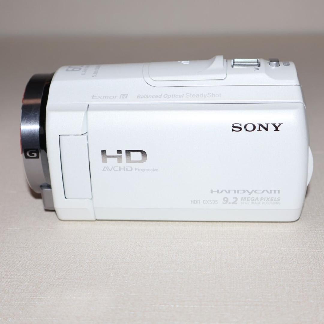 【美品】SONY HDR-CX535 ホワイト　箱付き