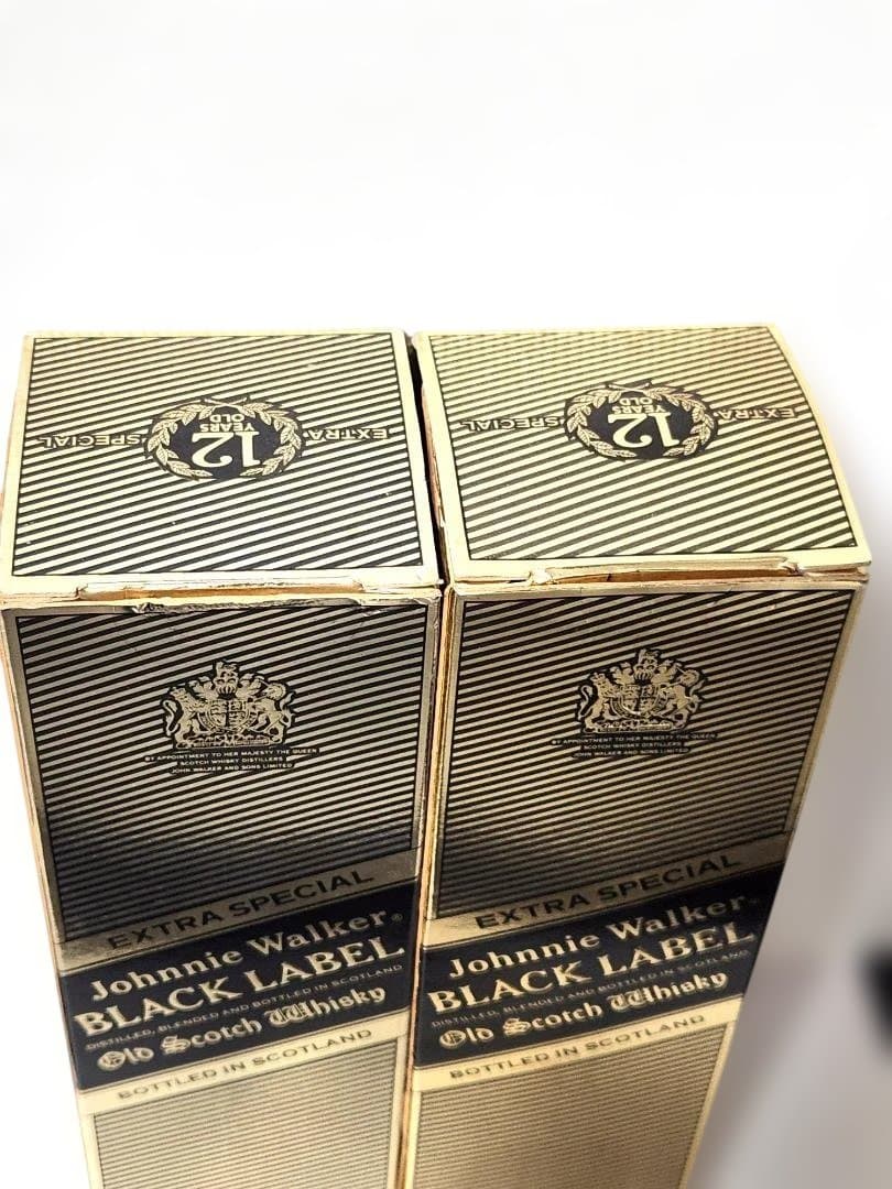 ☆未開栓ジョニーウォーカー Black Label 12年 750ml 2本