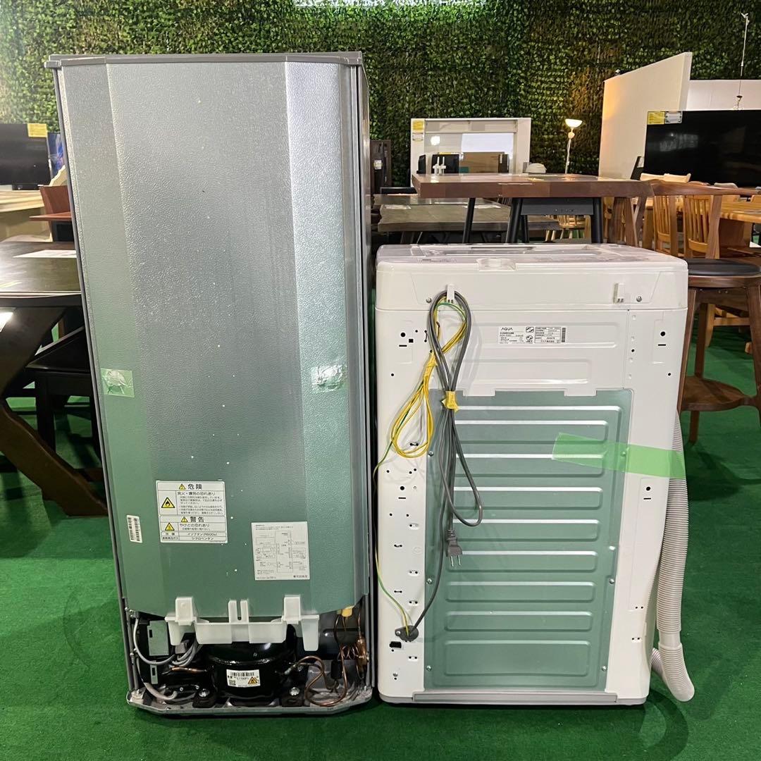 AQUA 家電2点セット 冷蔵庫 126L 洗濯機 6.0kg Z148