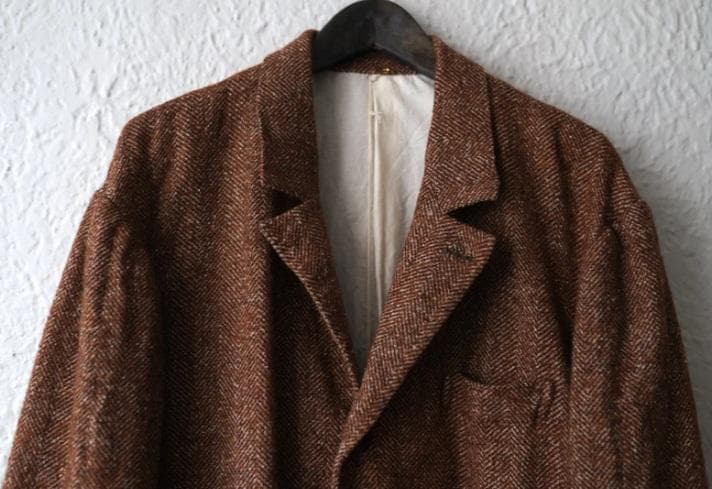 【新品】ザ クルーキットテーラー ジャケット 46 オレンジブラウン