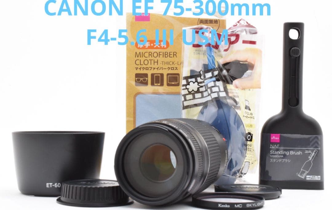☆望遠レンズ☆CANON EF 75-300mm F4-5.6 III USM☆