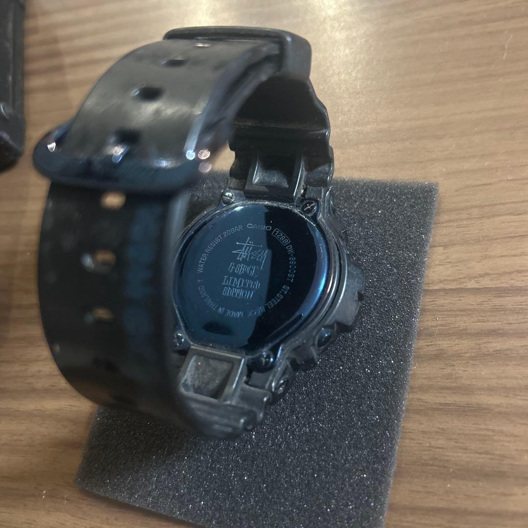 ジャンク品　CASIO G-SHOCK STUSSY 限定版 ブラック