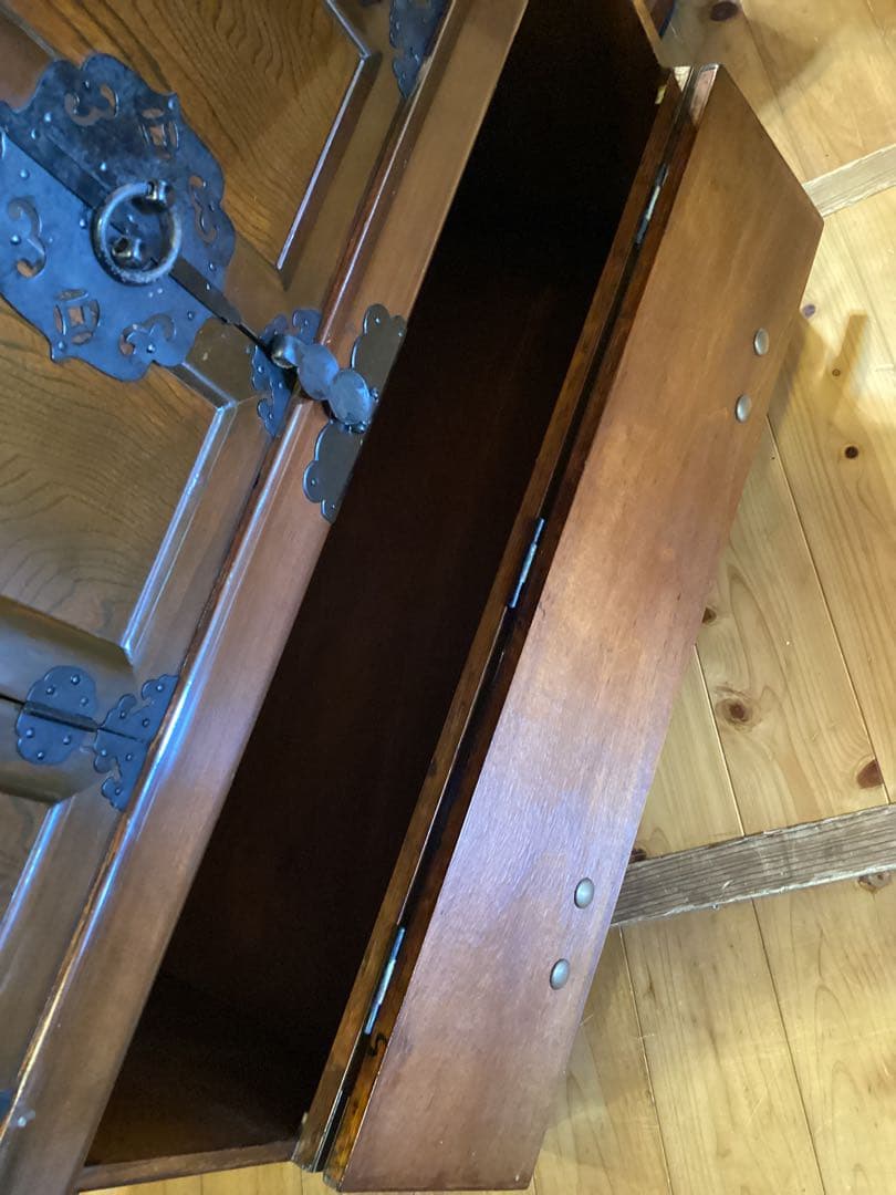 時代箪笥　民芸箪笥　整理箪笥　鍵付き　収納箪笥