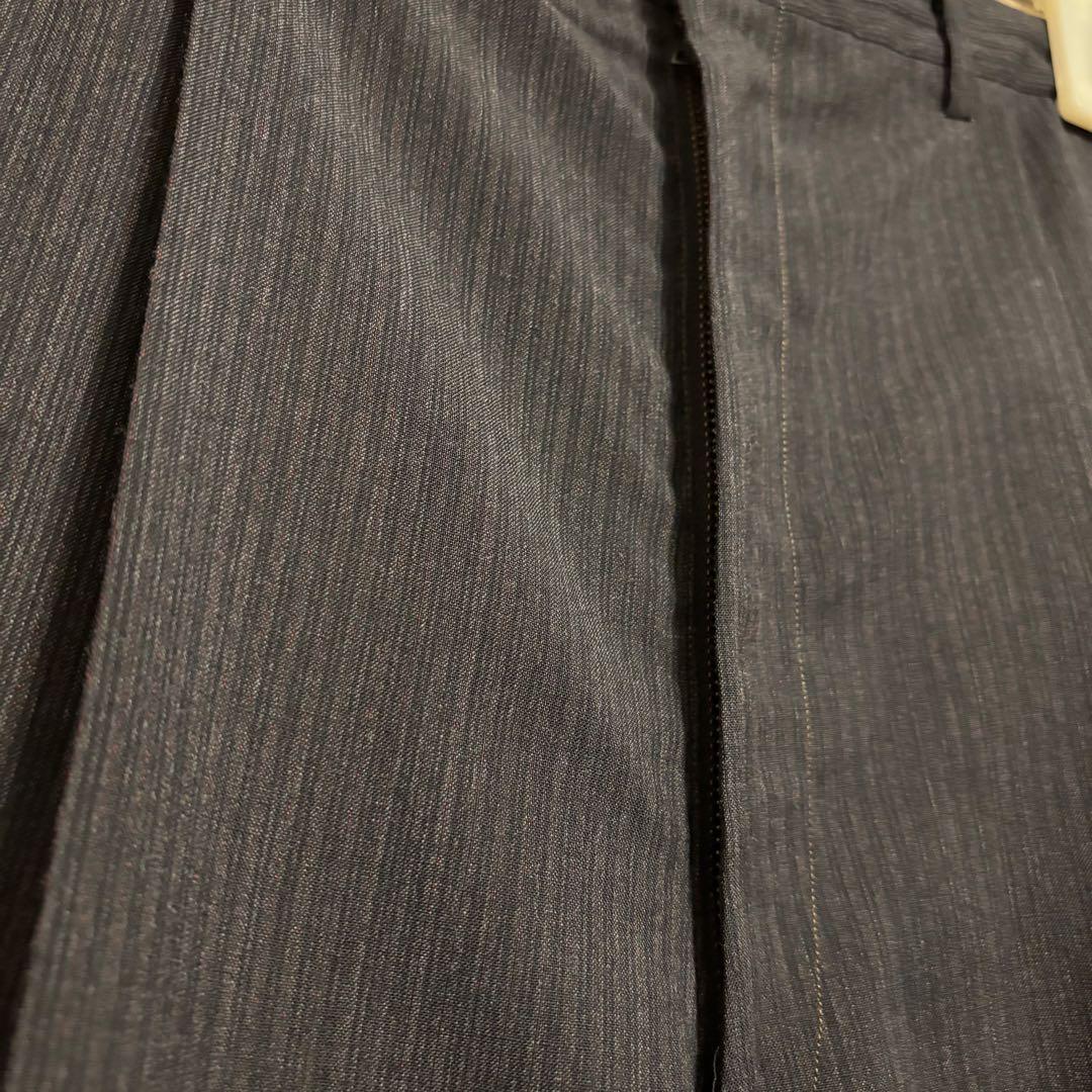 60's ヴィンテージスラックス ワイド ブラックストライプ