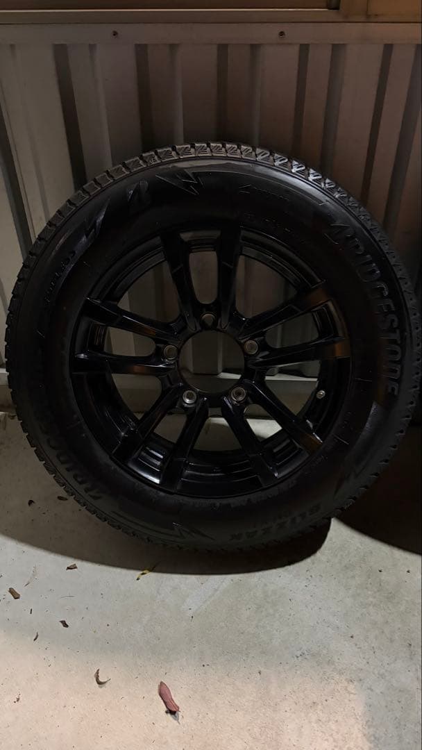 175/80R16インチジムニースタッドレスタイヤホイールセットブリジストン