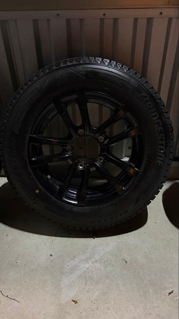 175/80R16インチジムニースタッドレスタイヤホイールセットブリジストン