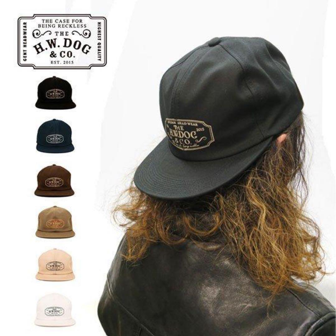 H.W.DOG & CO. ブラックベースボールキャップ サイズ40