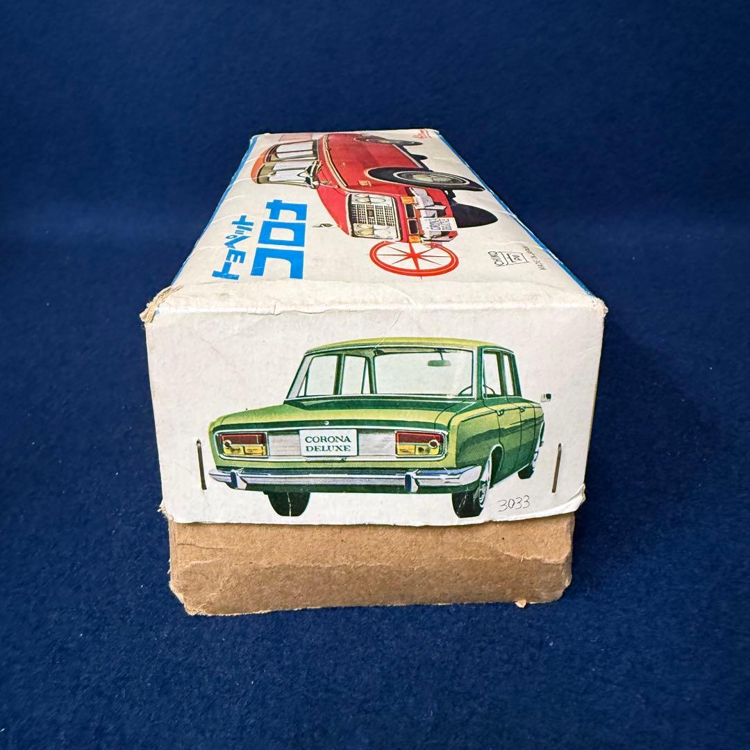 イチコー トヨペット コロナ デラックス ブリキ ミニカー フリクション 箱付き