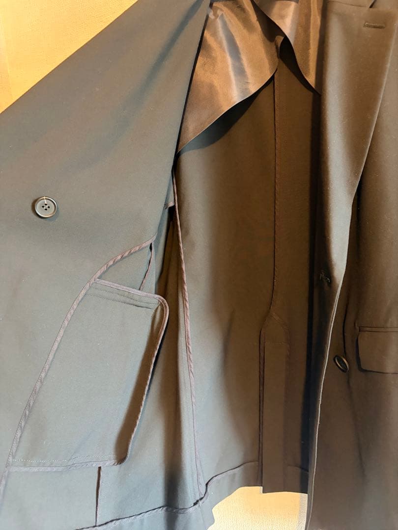 Whim Gazette ブラック テーラードジャケット