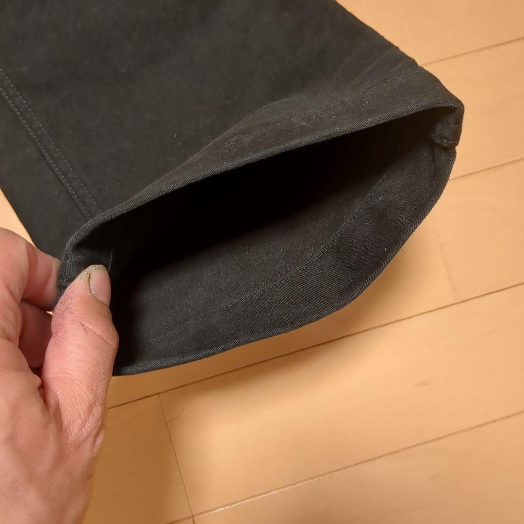 FOB FACTORY モールスキントラウザーズパンツ サイズ3　ブラック