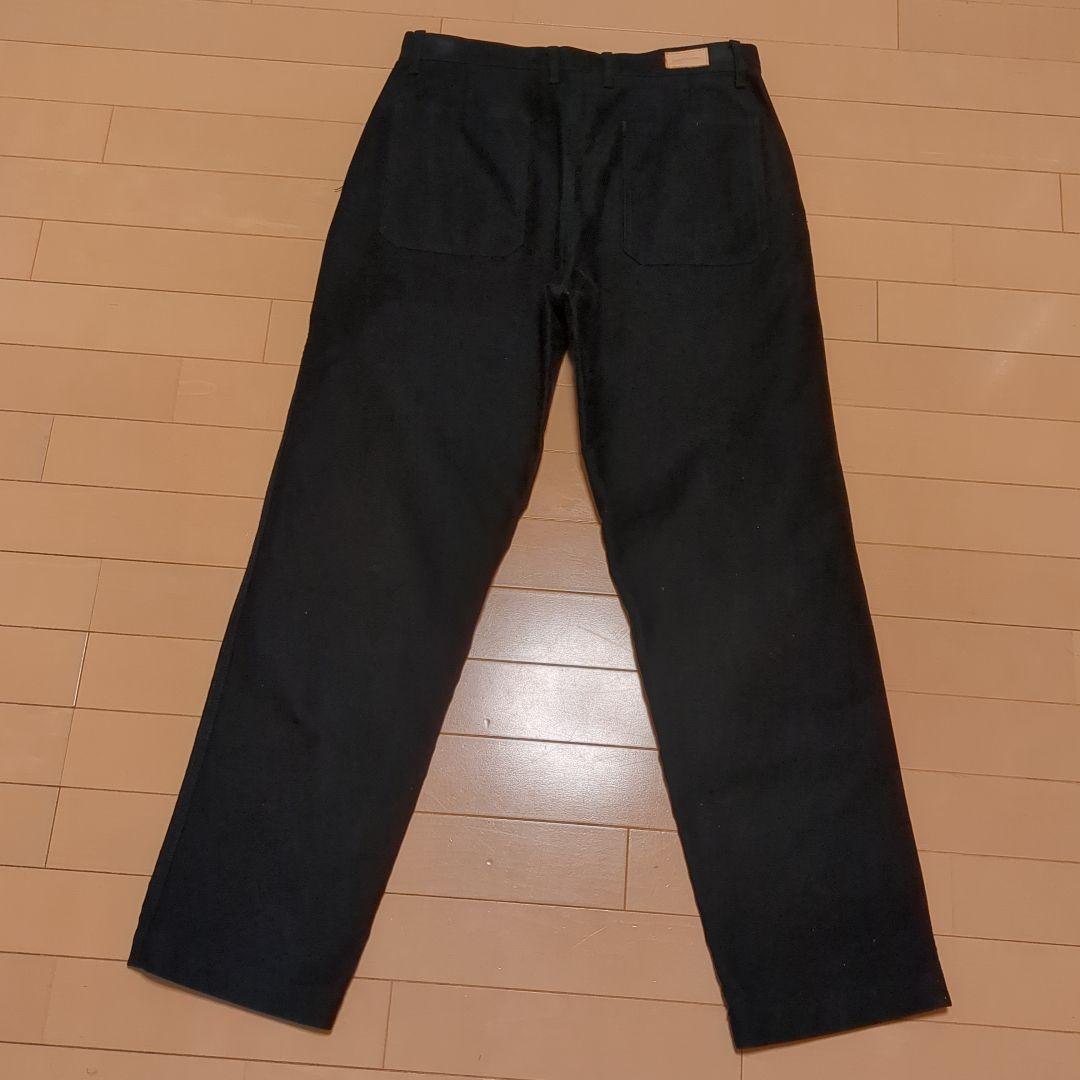 FOB FACTORY モールスキントラウザーズパンツ サイズ3　ブラック