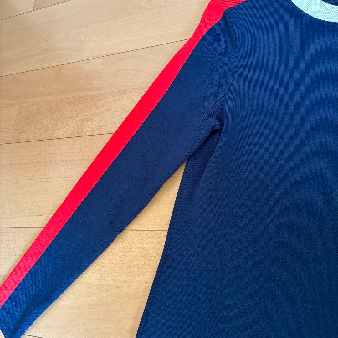 Ted Baker ジャージ素材 ブルー ワンピース