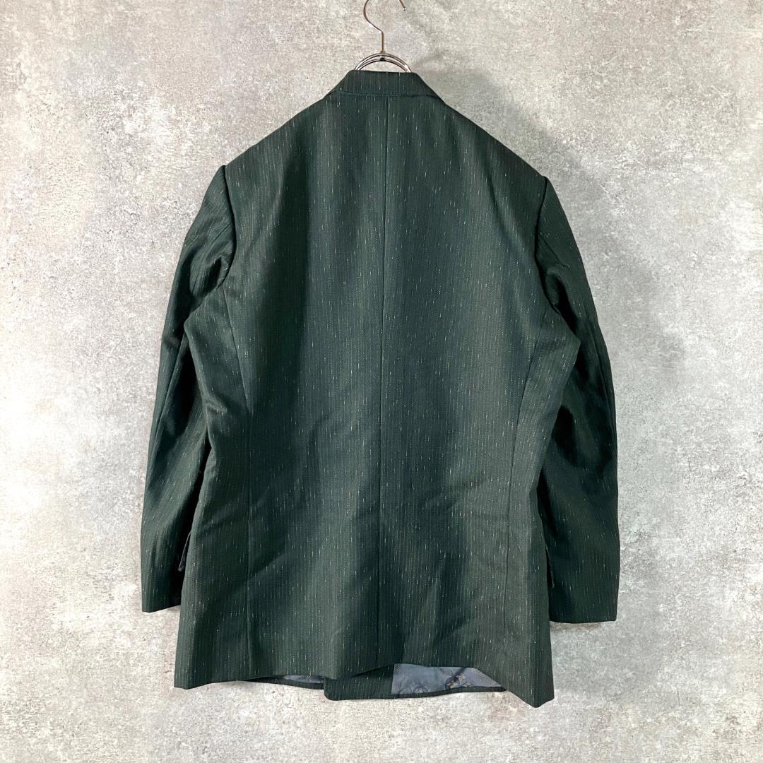 70-80s テイラーメイド　セットアップ　ダブル　スラックス　グリーン