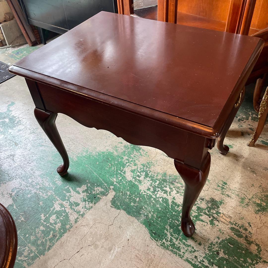 アメリカ家具，thomusvilleアンティーク サイドテーブル引き出し付き