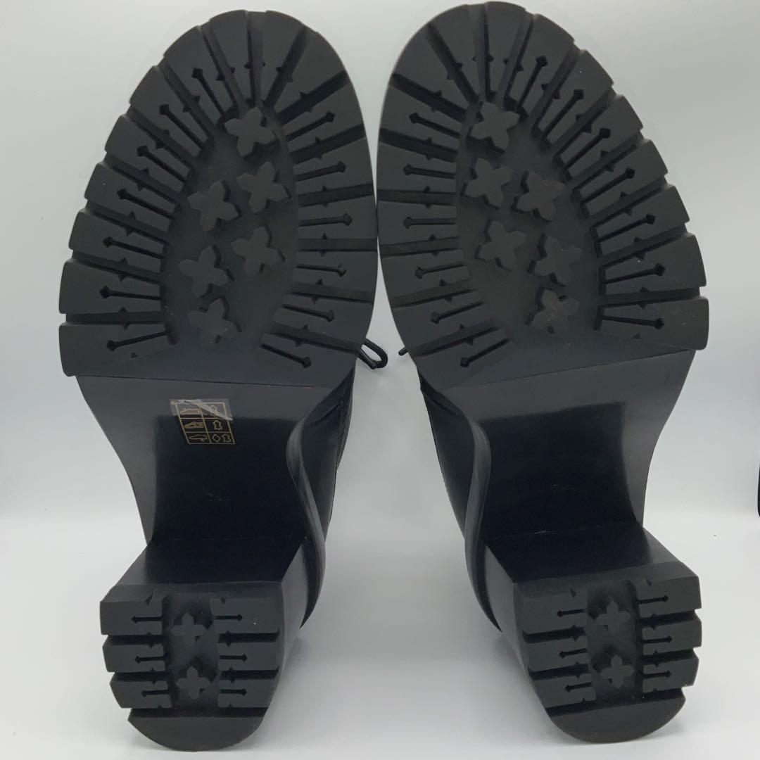 か*丸様 未使用に近い●箱付 トリーバーチ ショートブーツ サイズ7.5 ブラッ